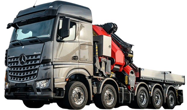 Грузовой эвакуатор манипулятор Mercedes-Benz Actros